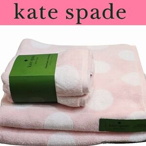 Kate Spade New York Polka Dot Bath & Hand Towel Set